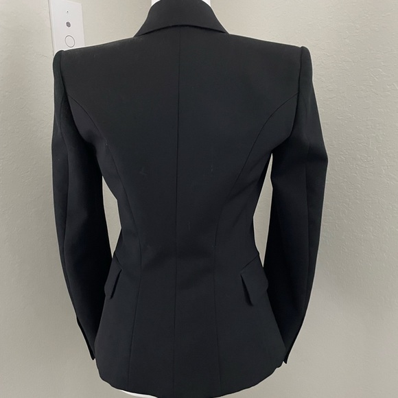 Authentic Balmain classic fitted double-breasted wool jacket - Picture 3 of 7